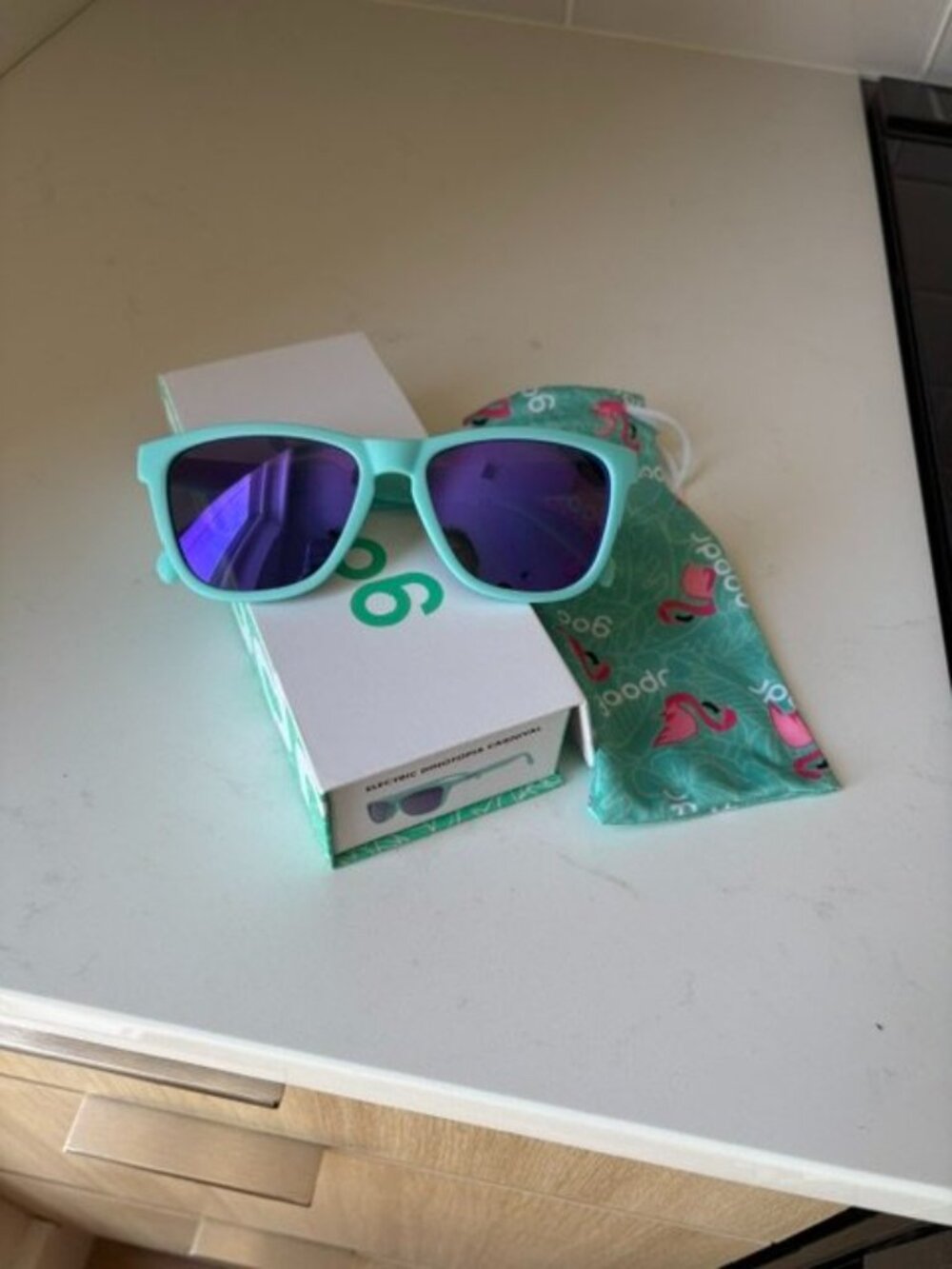 Blue Goodr Sunglasses